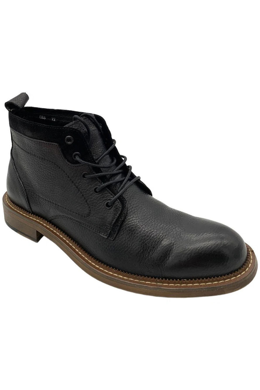 Cloudstyle Men's Chukka Ankle Boots Black - Medium